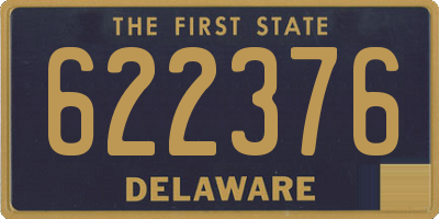 DE license plate 622376