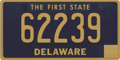 DE license plate 62239