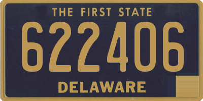 DE license plate 622406