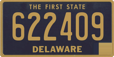 DE license plate 622409