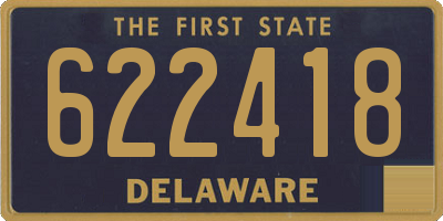 DE license plate 622418