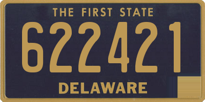 DE license plate 622421