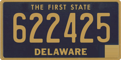 DE license plate 622425