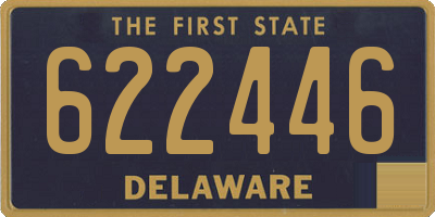 DE license plate 622446
