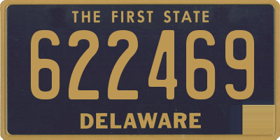 DE license plate 622469