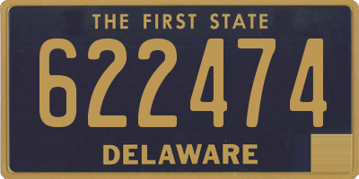 DE license plate 622474