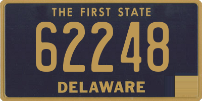 DE license plate 62248