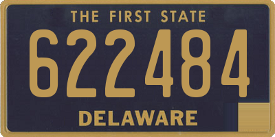 DE license plate 622484