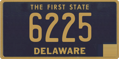DE license plate 6225