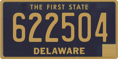 DE license plate 622504