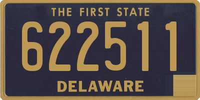 DE license plate 622511