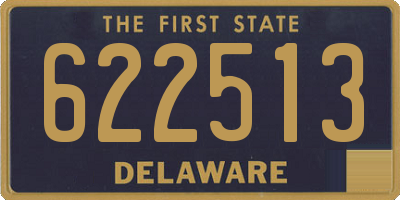 DE license plate 622513