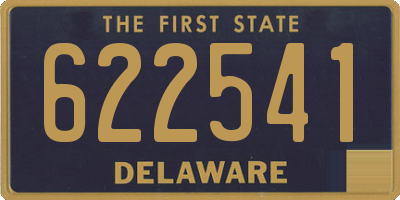 DE license plate 622541