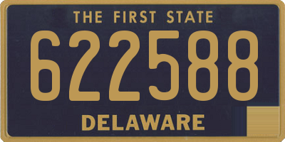 DE license plate 622588