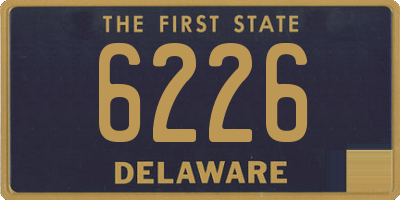 DE license plate 6226