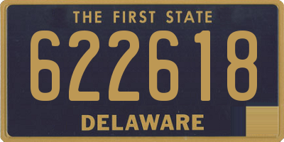 DE license plate 622618