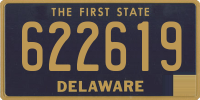 DE license plate 622619