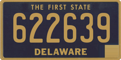 DE license plate 622639