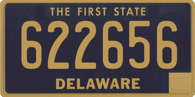 DE license plate 622656