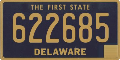 DE license plate 622685
