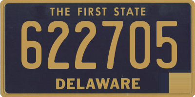 DE license plate 622705