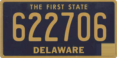 DE license plate 622706