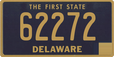 DE license plate 62272