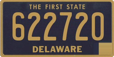 DE license plate 622720