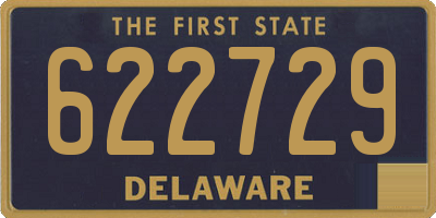 DE license plate 622729