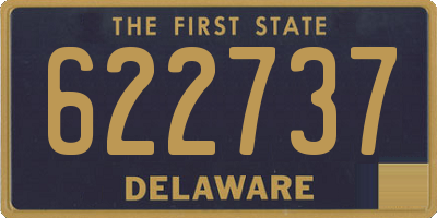 DE license plate 622737