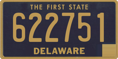 DE license plate 622751