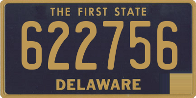 DE license plate 622756