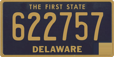 DE license plate 622757