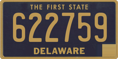 DE license plate 622759