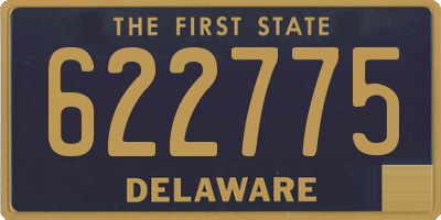 DE license plate 622775
