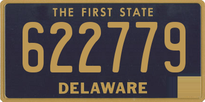 DE license plate 622779