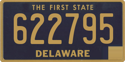 DE license plate 622795
