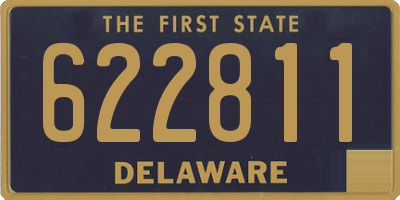 DE license plate 622811