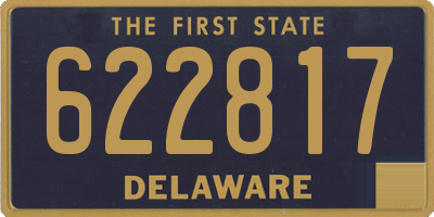 DE license plate 622817