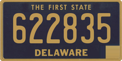 DE license plate 622835