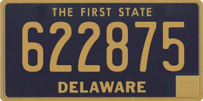 DE license plate 622875