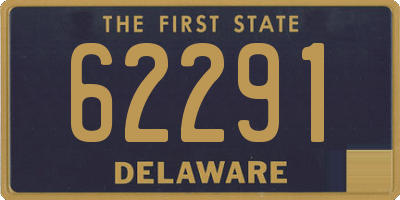 DE license plate 62291