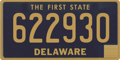 DE license plate 622930