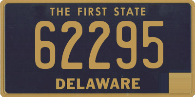 DE license plate 62295