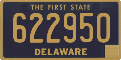 DE license plate 622950