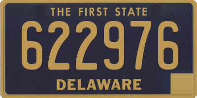 DE license plate 622976