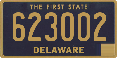 DE license plate 623002