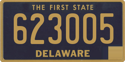 DE license plate 623005