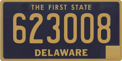 DE license plate 623008