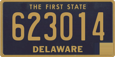 DE license plate 623014